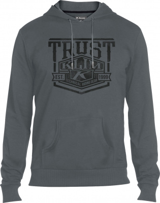 Кофта с капюшоном KLIM Trust Hoodie Gray LG